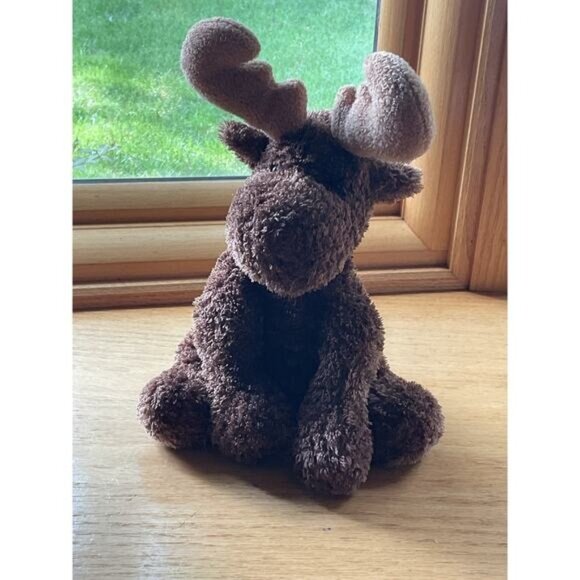 Sweet Rascals Brown Mary Meyer Plush Stuffed Animal Moose - Picture 1 of 4